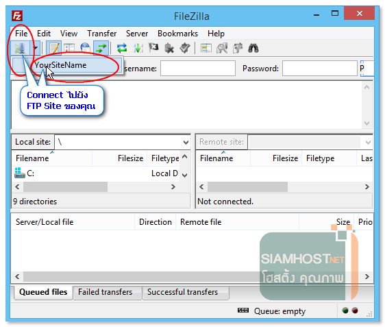 Web Hosting FileZila FTP