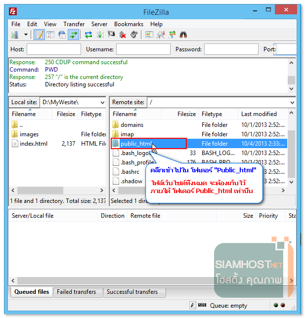 Web Hosting FileZila FTP